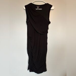 Moda International Black Asymmetrical Sheath Dress Cocktail